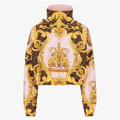 girls fendi jacket|fendi windbreaker women's.